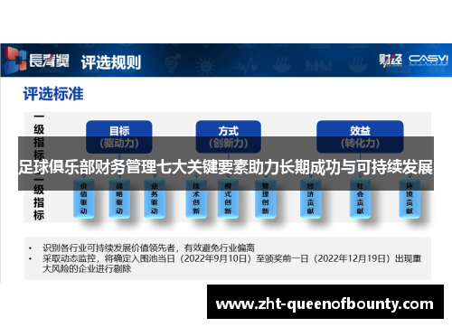 足球俱乐部财务管理七大关键要素助力长期成功与可持续发展