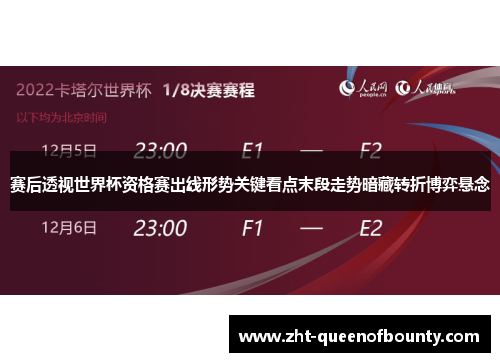 赛后透视世界杯资格赛出线形势关键看点末段走势暗藏转折博弈悬念